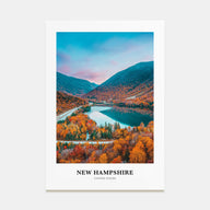 New Hampshire Portrait Color No 2 Poster