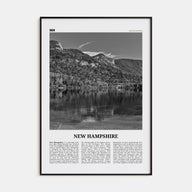 New Hampshire Travel B&W No 1 Poster