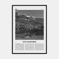 New Hampshire Travel B&W No 1 Poster