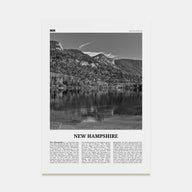 New Hampshire Travel B&W No 1 Poster