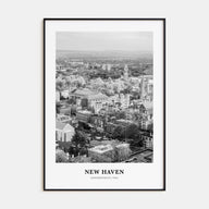 New Haven Portrait B&W Poster