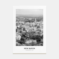 New Haven Portrait B&W Poster