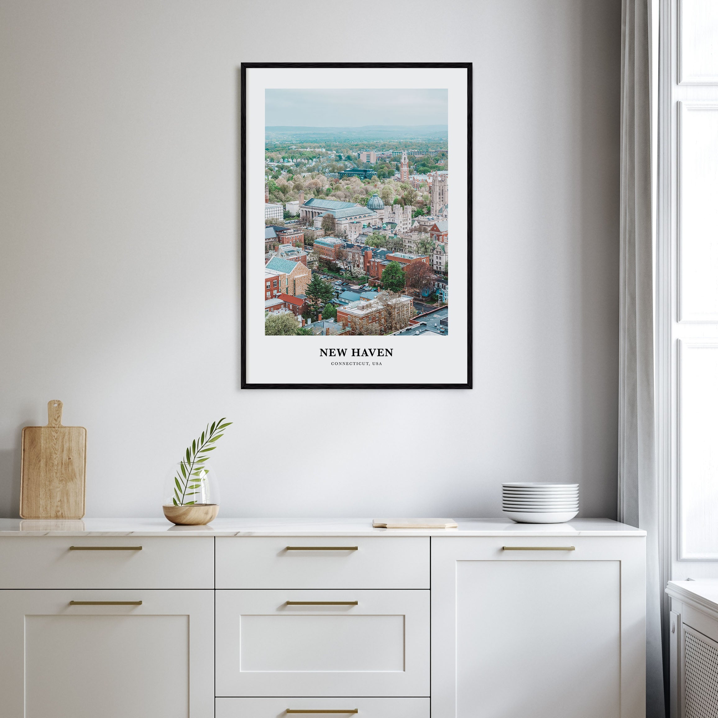 New Haven Portrait Color Poster