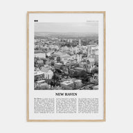 New Haven Travel B&W Poster