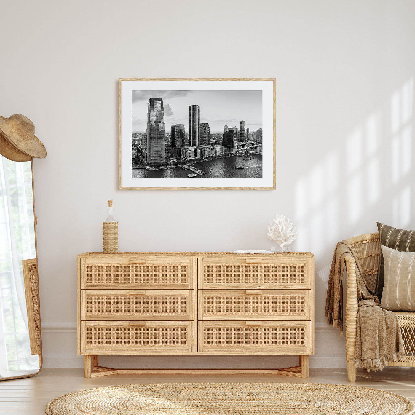 New Jersey Landscape B&W Poster