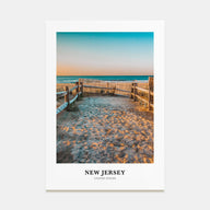 New Jersey Portrait Color No 2 Poster