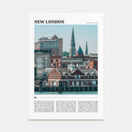 New London Travel Color Poster