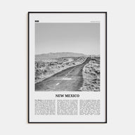 New Mexico Travel B&W No 1 Poster