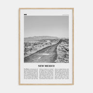 New Mexico Travel B&W No 1 Poster