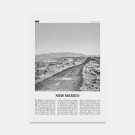 New Mexico Travel B&W No 1 Poster
