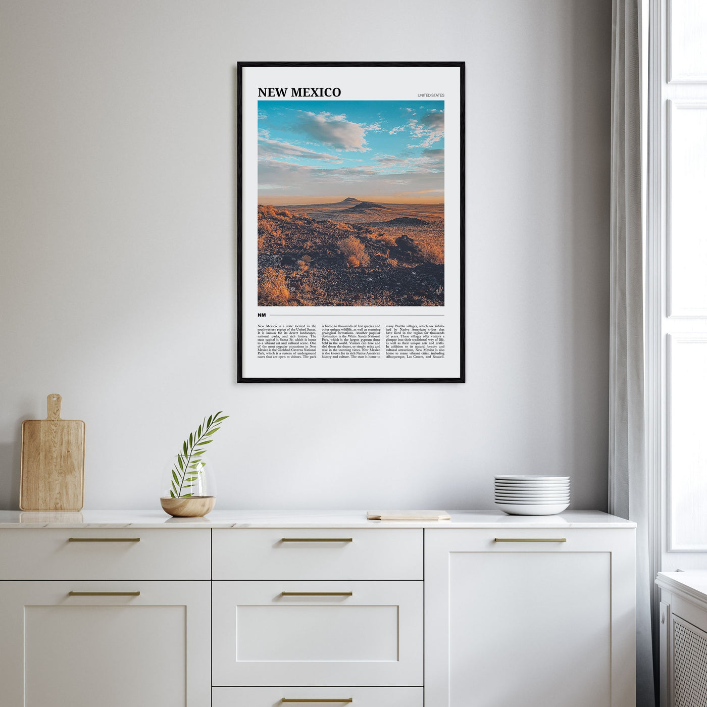 New Mexico Travel Color Poster