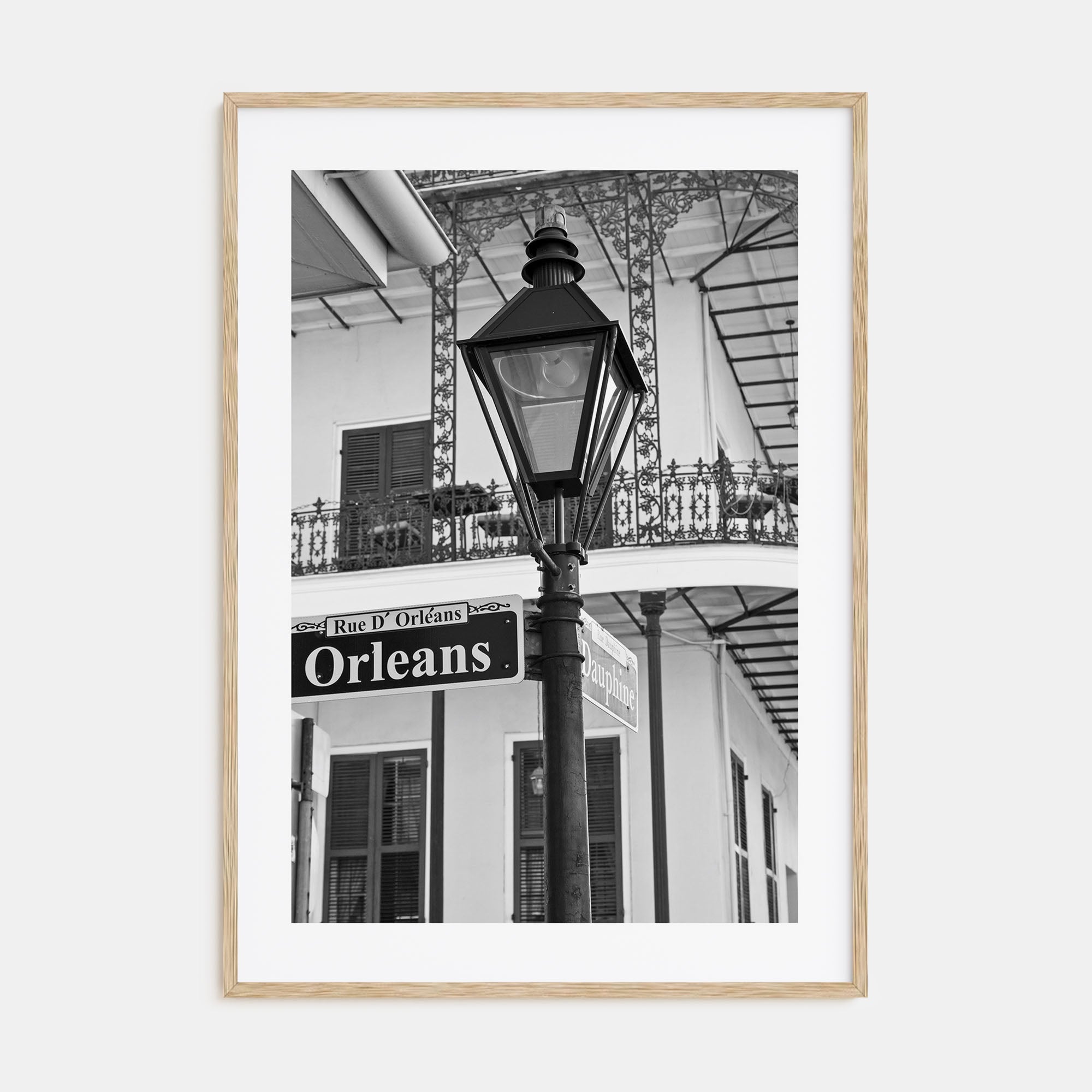 New Orleans Photo B&W No 3 Poster