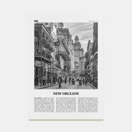 New Orleans Travel B&W No 2 Poster