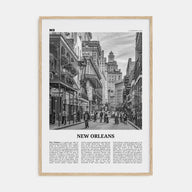New Orleans Travel B&W No 2 Poster
