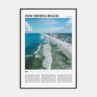 New Smyrna Beach Travel Color Poster