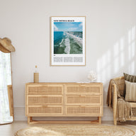 New Smyrna Beach Travel Color Poster