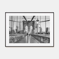 New York City Landscape B&W No 2 Poster