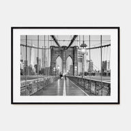 New York City Landscape B&W No 2 Poster