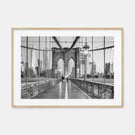 New York City Landscape B&W No 2 Poster