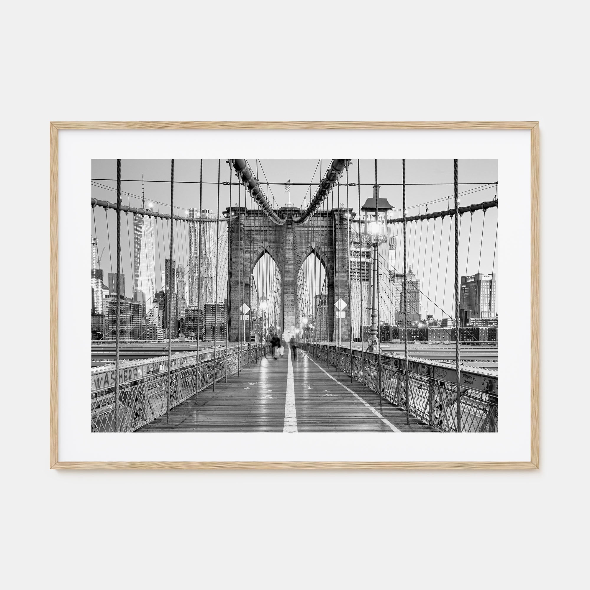 New York City Landscape B&W No 2 Poster