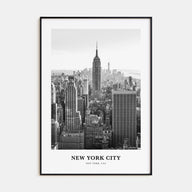New York City Portrait B&W No 1 Poster