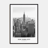 New York City Portrait B&W No 1 Poster
