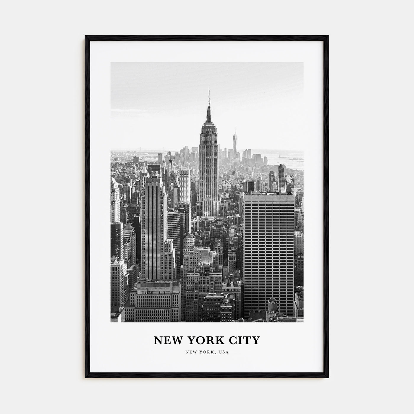 New York City Portrait B&W No 1 Poster
