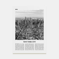 New York City Travel B&W No 3 Poster