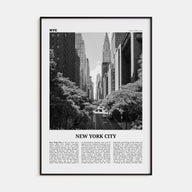New York City Travel B&W No 4 Poster