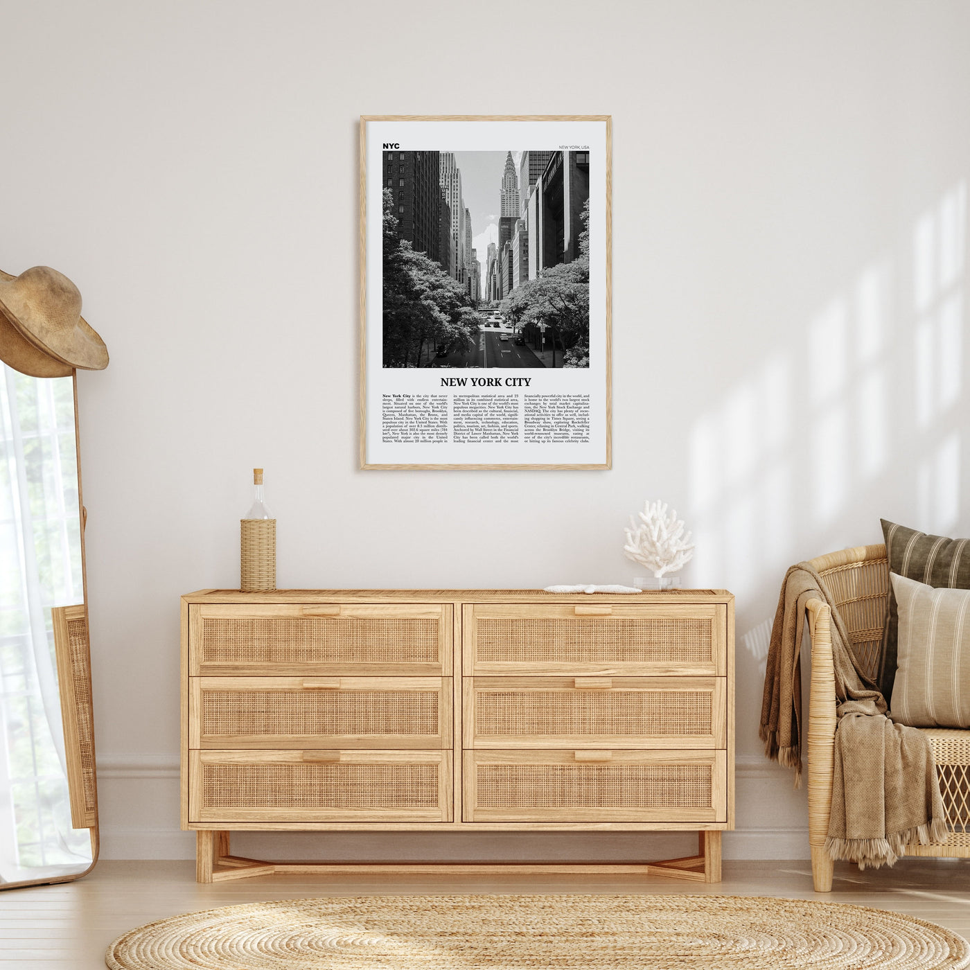 New York City Travel B&W No 4 Poster