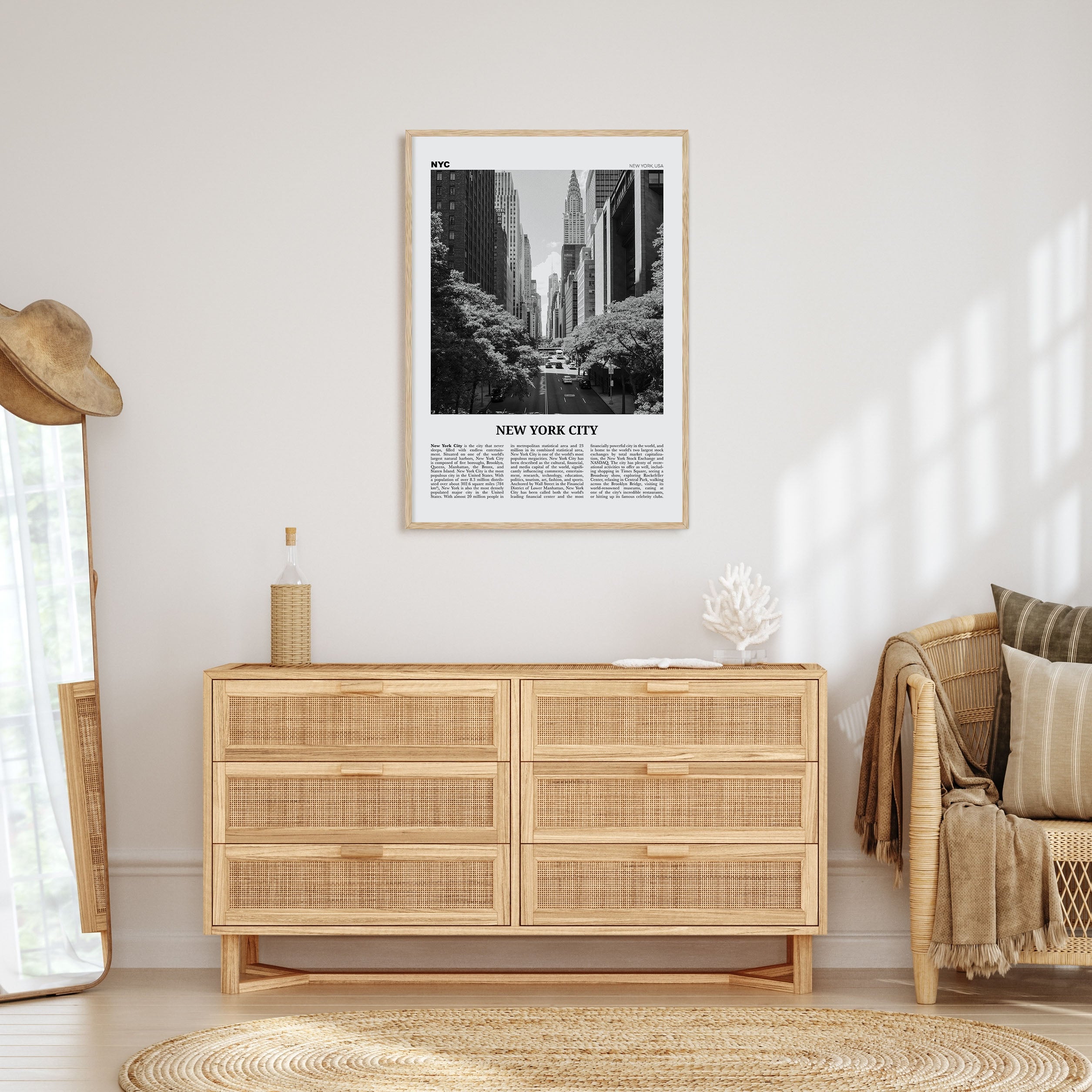 New York City Travel B&W No 4 Poster