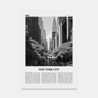 New York City Travel B&W No 4 Poster