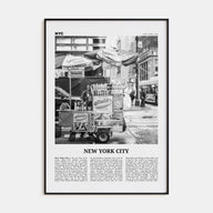 New York City Travel B&W No 5 Poster