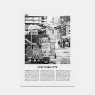 New York City Travel B&W No 5 Poster