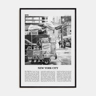 New York City Travel B&W No 5 Poster