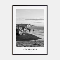 New Zealand Portrait B&W No 2 Poster