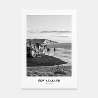 New Zealand Portrait B&W No 2 Poster
