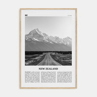 New Zealand Travel B&W No 1 Poster