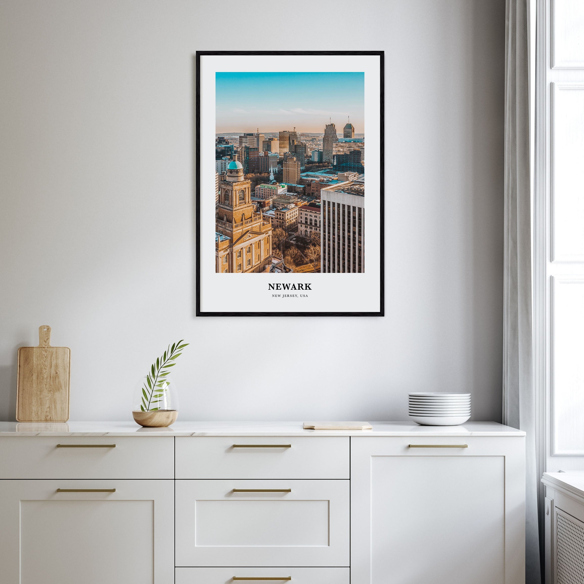 Newark Portrait Color Poster