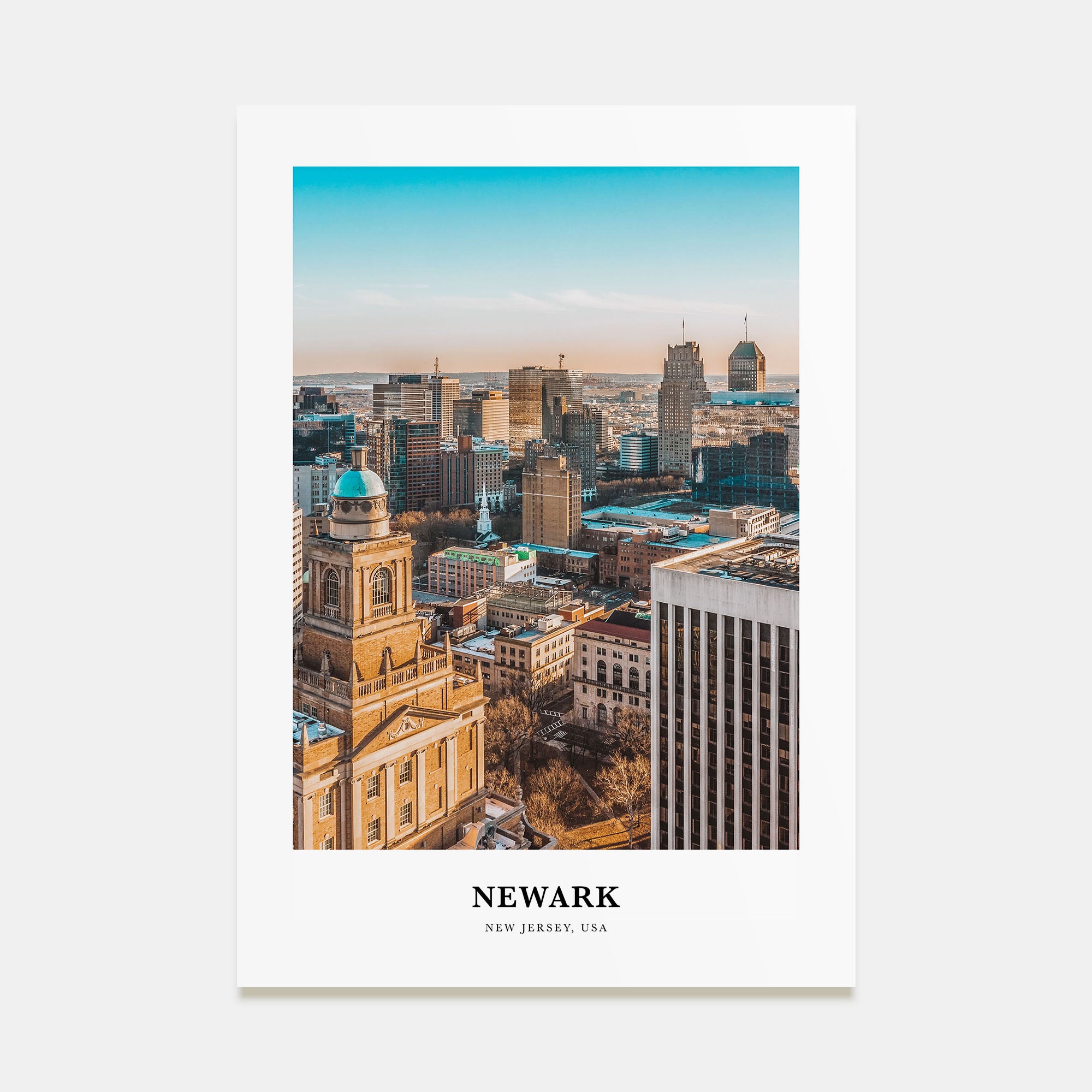 Newark Portrait Color Poster