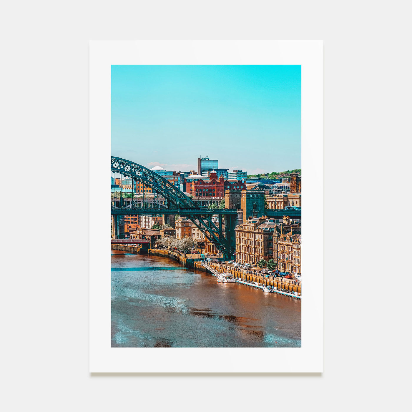 Newcastle upon Tyne Photo Color Poster