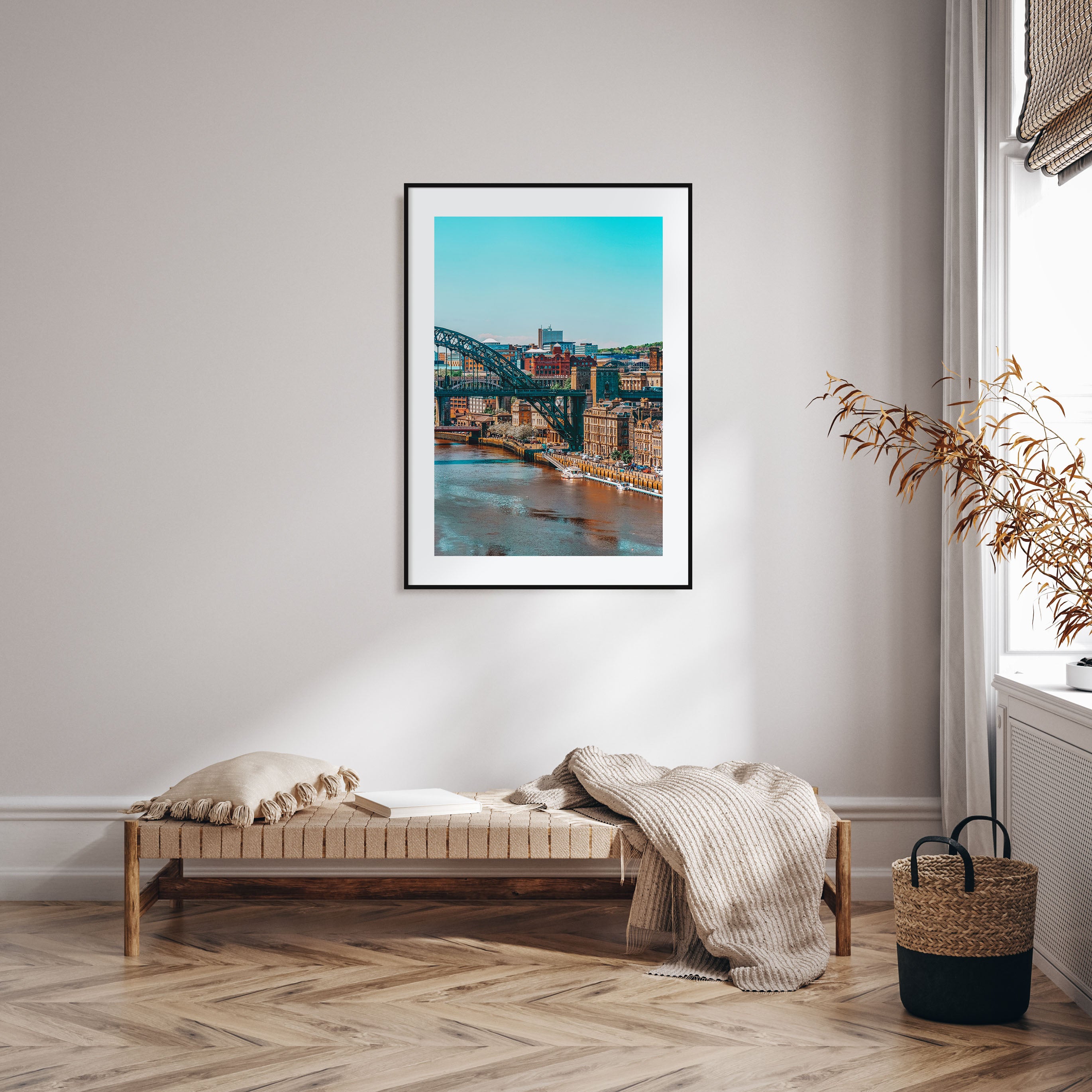 Newcastle upon Tyne Photo Color Poster