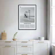 Newport Beach Travel B&W No 2 Poster