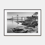 Newport Landscape B&W Poster