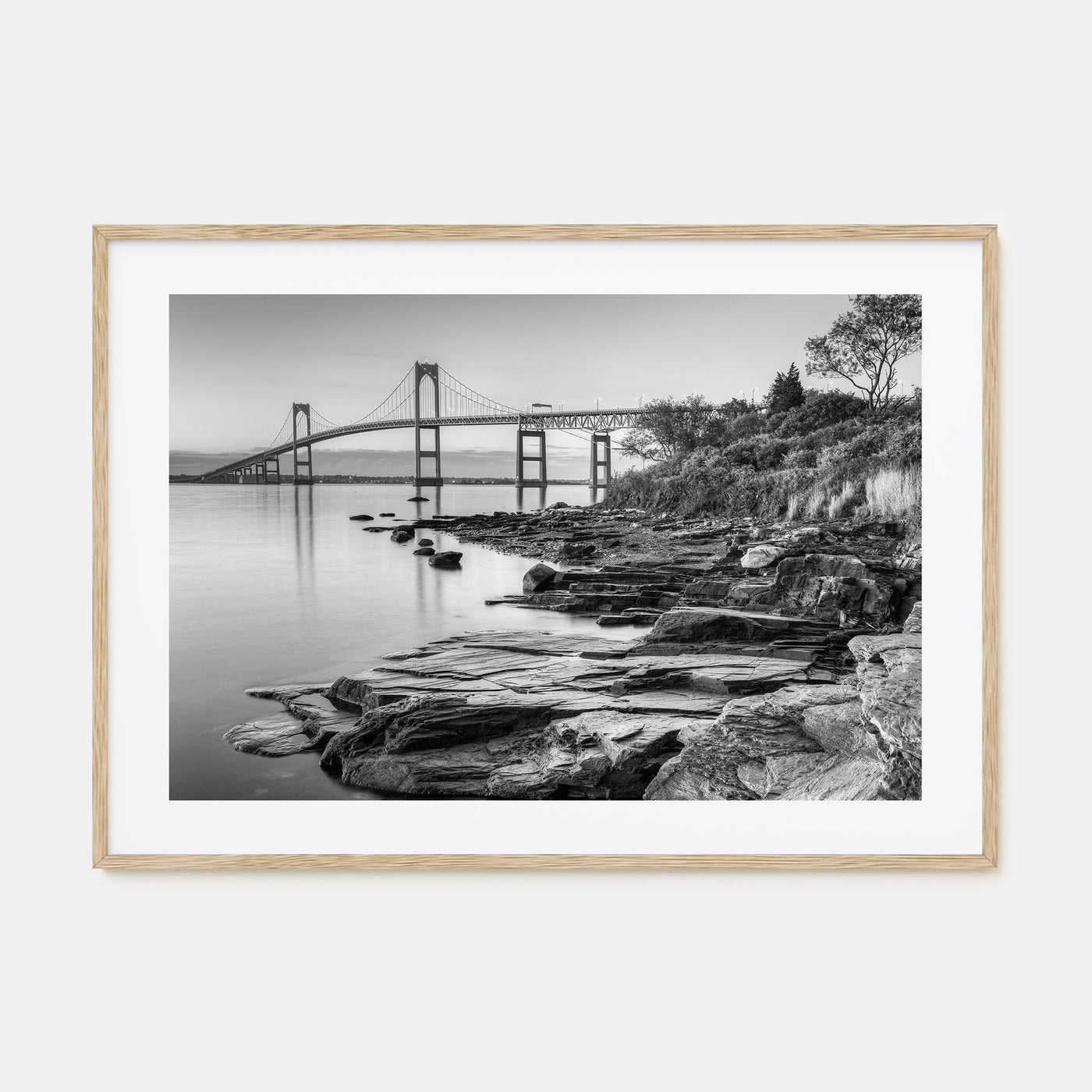 Newport Landscape B&W Poster