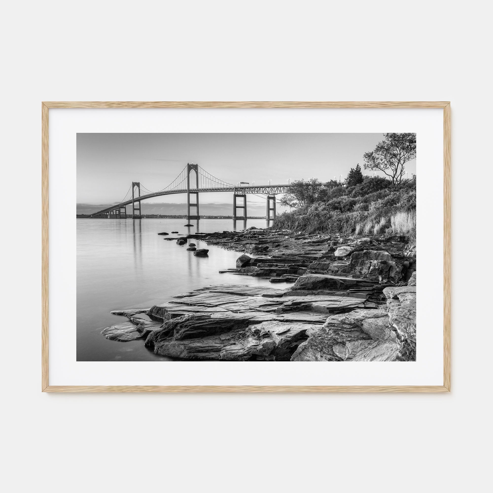 Newport Landscape B&W Poster