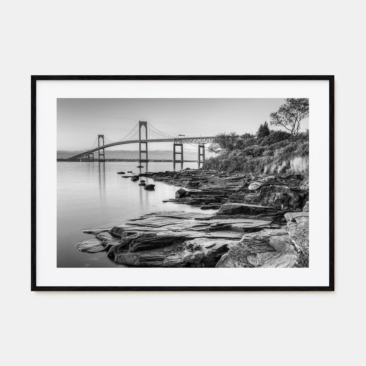 Newport Landscape B&W Poster