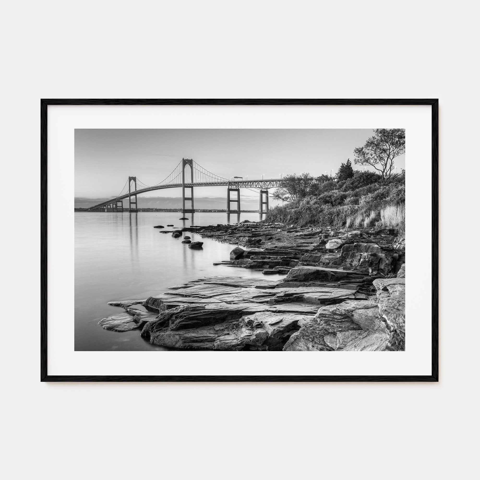 Newport Landscape B&W Poster