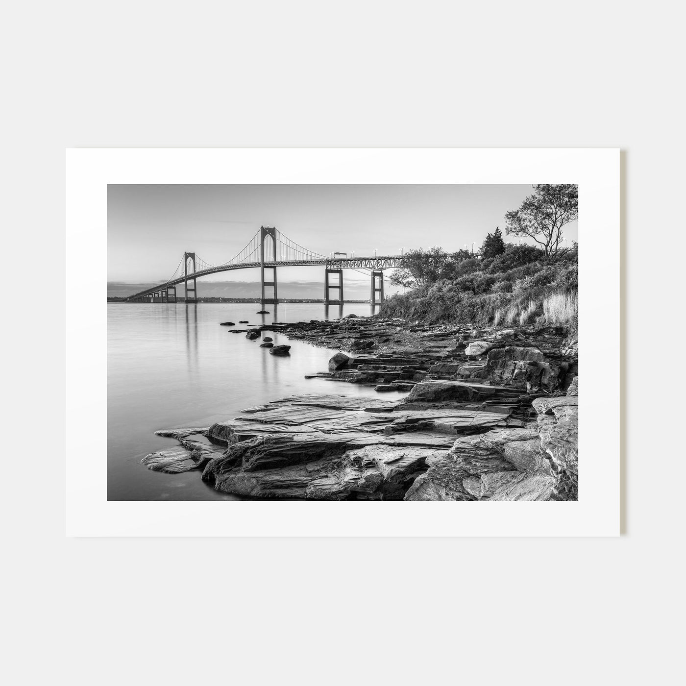 Newport Landscape B&W Poster
