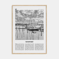 Newport Travel B&W Poster